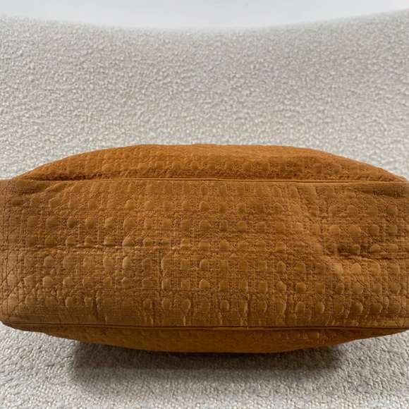 Authentic Pre-Owned Vintage Christian Dior Mustard Canvas Tote Bag - Picture 3 of 16